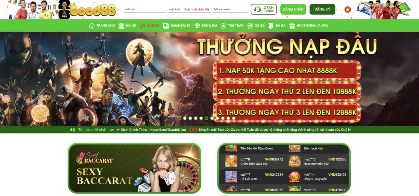 Giới thiệu nhà cái Good88